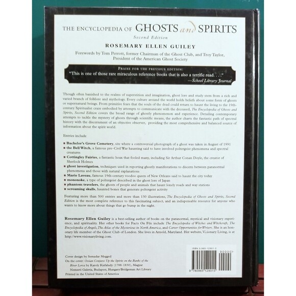 The Encyclopedia of Ghost & Spirits 2nd Ed Rosemary Ellen Guiley HC Illustrated - Picture 2 of 2